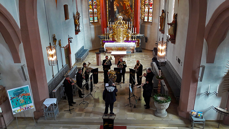 very british Ensemble Trumpet Voluntary Pfarrkirche Schlüsselfeld