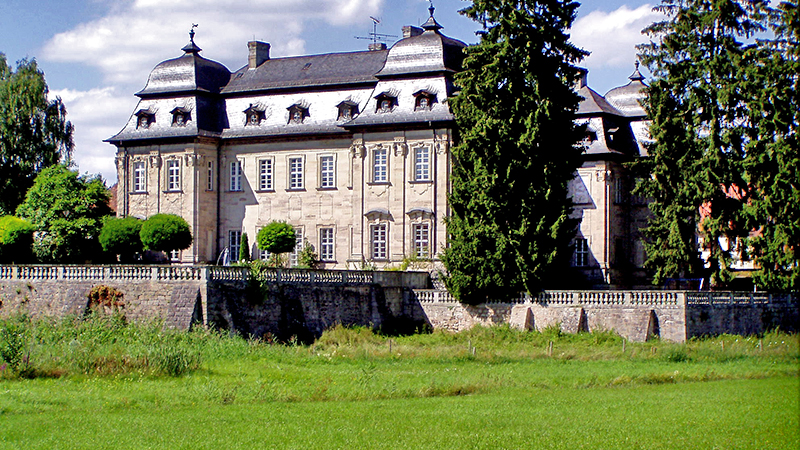 Burgwindheim Schloss Pilgerlager mittelalterlich Markt Gemeinde Veranstaltung