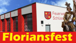 Floriansfest Schlüsselfeld FFW Schlüsselfeld Mai 2019 Feuerwehrhaus Kirche