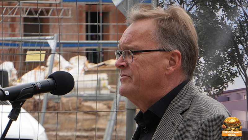 Richtfest auf dem Lagarde-Campus Oberbürgermeister Andreas Starke Bamberg