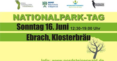 Nationalpark-Tag im Klosterbräugarten in Ebrach