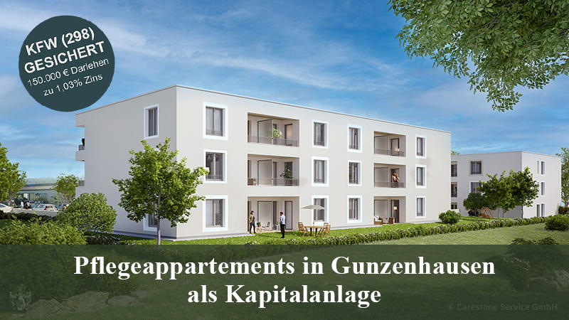 Pflegeappartement in Gunzenhausen als Geldanlage