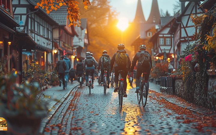 BR Radltour 2024 in Neustadt an der Aisch Fahrradfahren Bayerischer Rundfunk