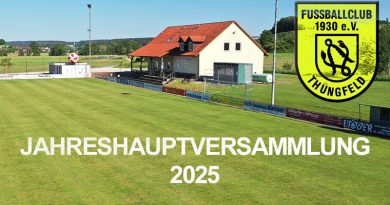 FC Thüngfeld lädt zur Jahreshauptversammlung 2025 ein