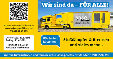 ADAC-Prüftruck macht Halt in Höchstadt - Kostenlose Fahrzeugchecks für alle