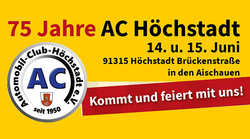 75 Jahre AC Höchstadt – Motorsport trifft Familienfest