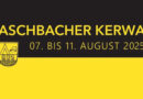 Aschbacher Kerwa 2025 - Das volle Programm vom 7. bis 11. August