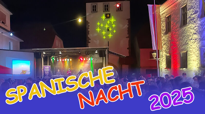 Spanische Nacht Schlüsselfeld 2025: Live-Musik, Paella & Sommerfeeling auf dem Marktplatz