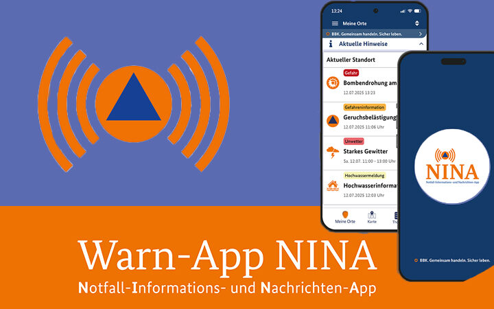 Landkreis Bamberg wirbt für Nutzung der Warn-App NINA