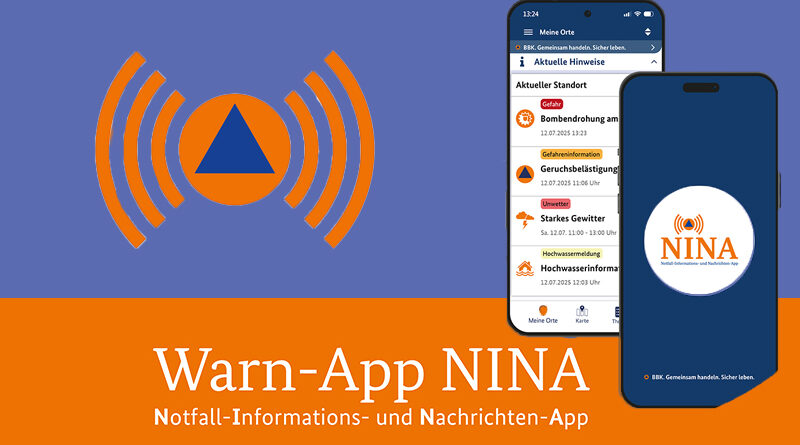 Landkreis Bamberg wirbt für Nutzung der Warn-App NINA
