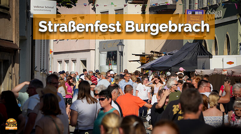 Burgebrach feiert Wiedereröffnung der Hauptstraße mit großem Straßenfest