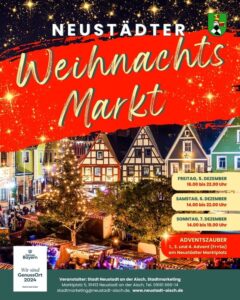 Neustadt a.d.Aisch: Weihnachtszauber in der Altstadt vom 5. bis 7. Dezember