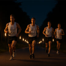 Läuferrekord beim 38. Burghaslacher Fackellauf Burghaslach Hosla