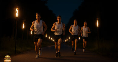 Läuferrekord beim 38. Burghaslacher Fackellauf Burghaslach Hosla