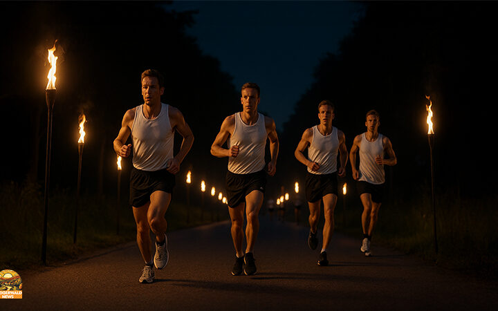 Läuferrekord beim 38. Burghaslacher Fackellauf Burghaslach Hosla