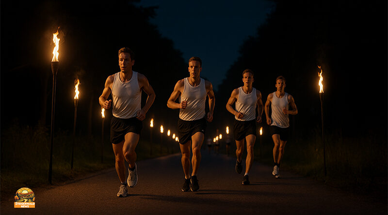 Läuferrekord beim 38. Burghaslacher Fackellauf Burghaslach Hosla