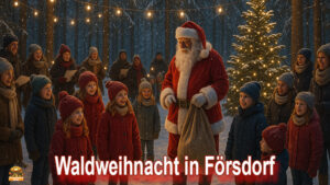 Waldweihnacht mit Nikolaus im Waldkindergarten Försdorf 2025 Burgebrach