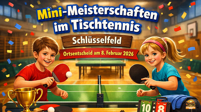 Tischtennis-Mini-Meisterschaften in Schlüsselfeld am 08. Februar 2026