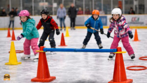 Drei-Franken-Grundschule auf dem Eis - Sicherer Start in den Wintersport. Für die Schulfamilie der Drei-Franken-Grundschule Geiselwind ging es kürzlich statt ins Klassenzimmer auf die Eisfläche