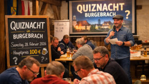 Quiznacht in Burgebrach: Heimatverein lädt zum Rätselabend mit 100-Euro-Preis ein