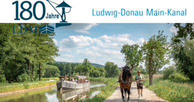 180 Jahre Ludwig-Donau-Main-Kanal: Jubiläumsprogramm bis in den Herbst – Zwischen Kelheim und Bamberg laden 2026 zahlreiche Veranstaltungen dazu ein, Geschichte, Natur und Kultur am Alten Kanal neu zu entdecken.