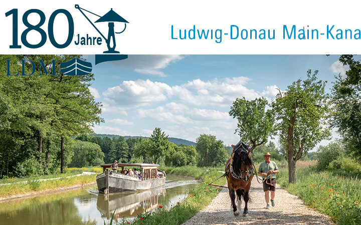 180 Jahre Ludwig-Donau-Main-Kanal: Jubiläumsprogramm bis in den Herbst – Zwischen Kelheim und Bamberg laden 2026 zahlreiche Veranstaltungen dazu ein, Geschichte, Natur und Kultur am Alten Kanal neu zu entdecken.