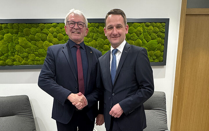 Johannes Maciejonczyk wird neuer Landrat im Landkreis Bamberg. Nachfolger von Johann Kalb