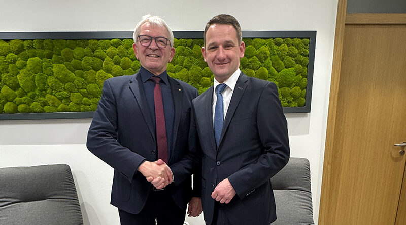 Johannes Maciejonczyk wird neuer Landrat im Landkreis Bamberg. Nachfolger von Johann Kalb