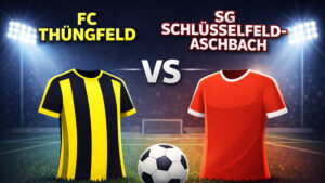 FC Thüngfeld gewinnt das Testspiel bei Flutlicht in Schlüsselfeld mit 3:0 gegen die SG Schlüsselfeld-Aschbach. Video der ersten Halbzeit im Artikel.