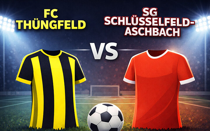 FC Thüngfeld gewinnt das Testspiel bei Flutlicht in Schlüsselfeld mit 3:0 gegen die SG Schlüsselfeld-Aschbach. Video der ersten Halbzeit im Artikel.