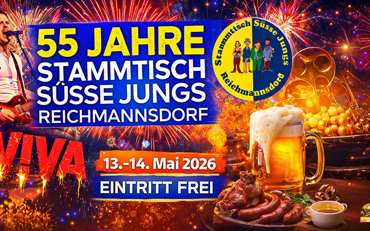 Reichmannsdorf feiert 55 Jahre Stammtisch Süße Jungs Jubiläum