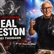 Rock-History in Bildern bei Thomann: Star-Fotograf Neal Preston kommt nach Treppendorf und spricht live über legendäre Aufnahmen, Weltstars und unvergessliche Konzertmomente.