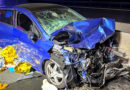 Unfall auf der Autobahn bei Schlüsselfeld - Zwei Verletzte und kurzzeitige Vollsperrung