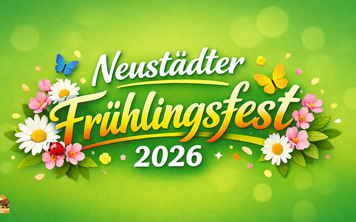 Frühlingsfest Neustadt-Aisch 2026 - Das Neustädter Frühlingsfest lockt am ersten Maiwochenende mit vielen Aktionen und einem verkaufsoffenem Sonntag in die Innenstadt