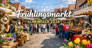 Frühlingsmarkt 2026 in Scheinfeld lockt mit Genuss, Handwerk und Torturm-Führungen