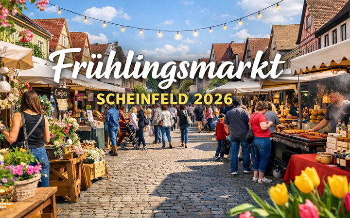 Frühlingsmarkt 2026 in Scheinfeld lockt mit Genuss, Handwerk und Torturm-Führungen