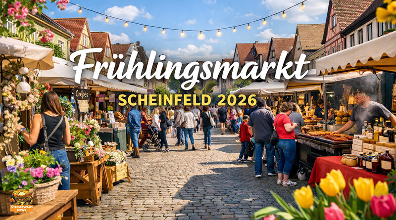 Frühlingsmarkt 2026 in Scheinfeld lockt mit Genuss, Handwerk und Torturm-Führungen