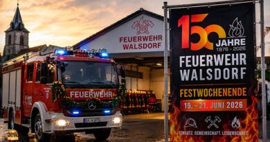 150 Jahre Feuerwehr Walsdorf: Festwochenende mit Musik und Festzug