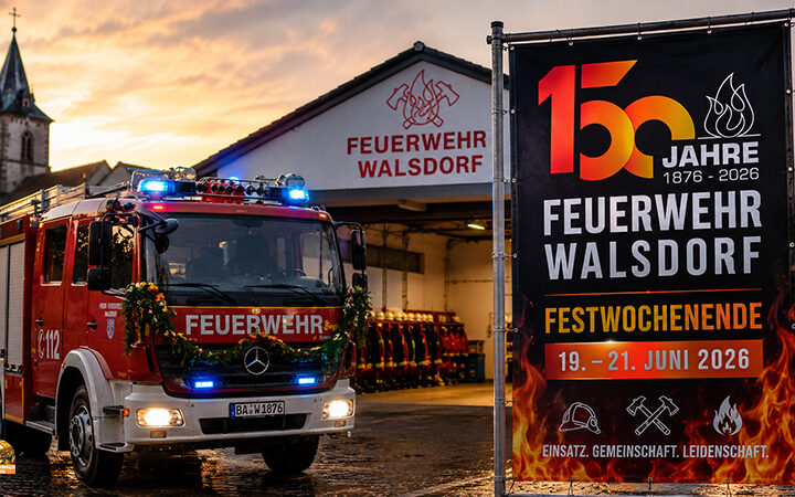 150 Jahre Feuerwehr Walsdorf: Festwochenende mit Musik und Festzug