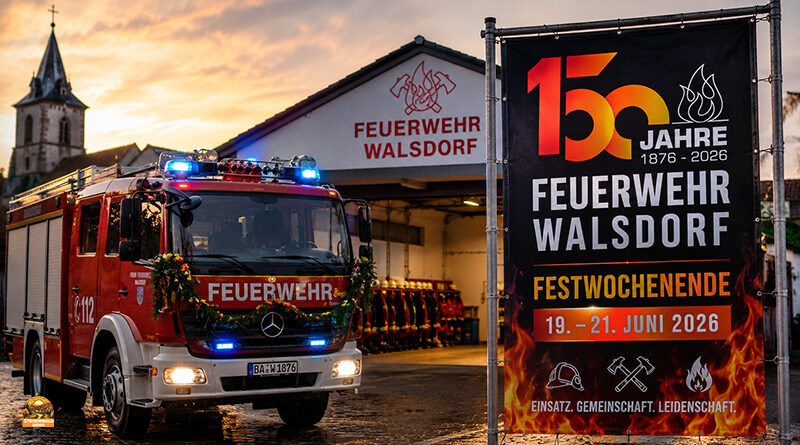 150 Jahre Feuerwehr Walsdorf: Festwochenende mit Musik und Festzug