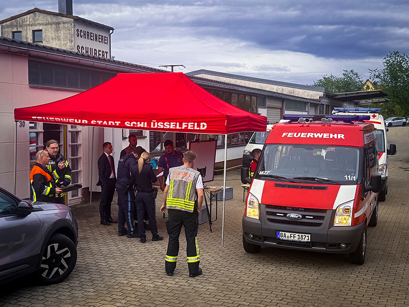 Fliegerbombe in Eberau bei Ebrach gefunden und entschärft