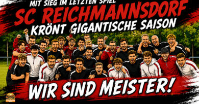 SC Reichmannsdorf ist Meister der Bamberger Kreisliga. Aufstieg in die Bezirksliga. Gruppenfoto der Fußballmannschaft