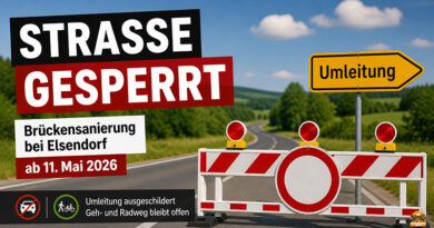 Vollsperrung bei Elsendorf - Kreisstraße BA 50 wird wegen Brückensanierung gesperrt