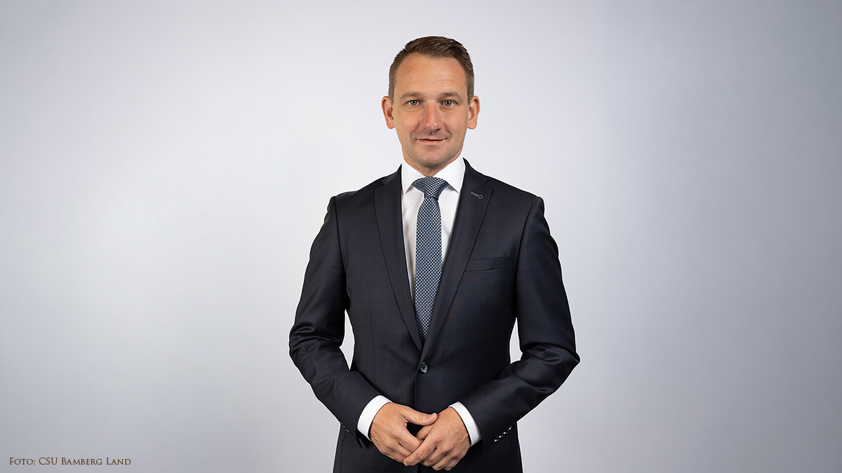 Johannes Maciejonczyk aus Burgebrach. Ehemaliger Bürgermeister und jetzt Landrat von Bamberg