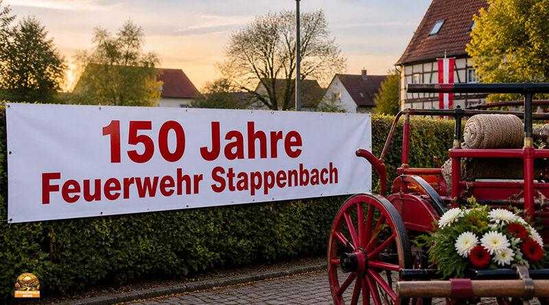 Die Freiwillige Feuerwehr Stappenbach hat ihr 150-jähriges Bestehen mit einem großen Festwochenende gefeiert. Von Donnerstag bis Sonntag stand der Ort ganz im Zeichen des Jubiläums.