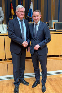 Wolfgang Möhrlein (CSU) vertritt Landrat Johannes Maciejonczyk