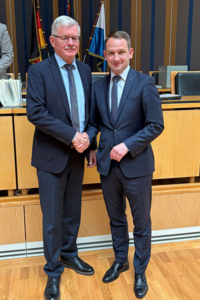 Wolfgang Möhrlein (CSU) vertritt Landrat Johannes Maciejonczyk