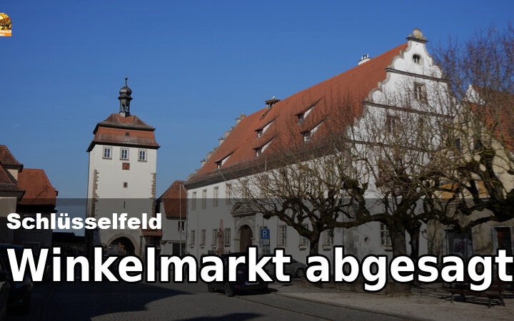 Winkelmarkt 2026 in Schlüsselfeld wegen extremer Hitze abgesagt