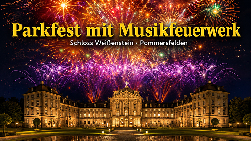 Musikfeuerwerk in Pommersfelden 2026