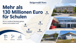 Mehr als 130 Millionen Euro für Schulen: So stark wird im Landkreis Bamberg gebaut